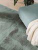 Fur Rug Furry Green 80x150 cm