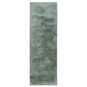 Fur Rug Furry Green 70x200 cm