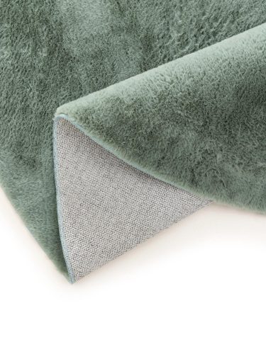 Fur Rug Furry Green ø 200 cm round