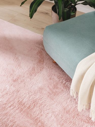 Fur Rug Furry Rose 80x150 cm
