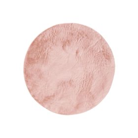 Fur Rug Furry Rose ø 80 cm round