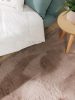 Fur Rug Furry Taupe 80x300 cm
