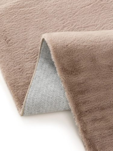 Fur Rug Furry Taupe 80x300 cm