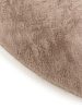 Fur Rug Furry Taupe ø 200 cm round