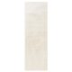 Fur Rug Furry Cream 70x200 cm
