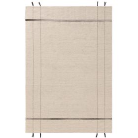 Wool Rug Kambiz Cream/Charcoal 160x230 cm