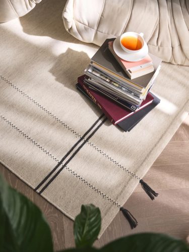 Wool Rug Kambiz Cream/Charcoal 160x230 cm