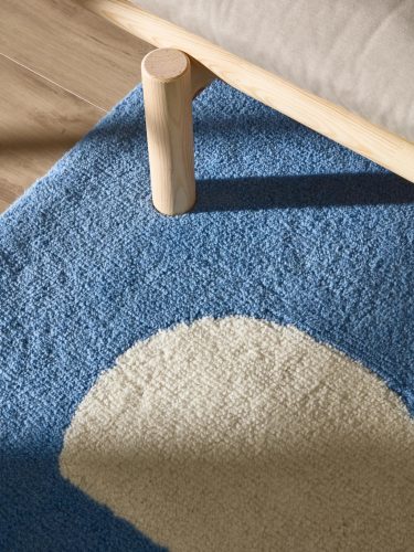 Kids rug Lumi Blue 100x150 cm
