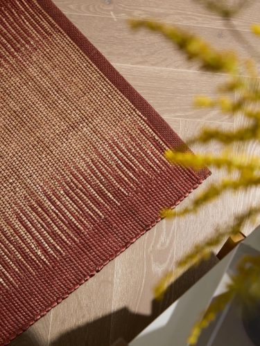 Jute Rug Tulsi Terracotta 80x250 cm