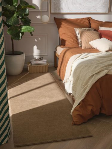 Wool Runner Vera Brown 80x300 cm