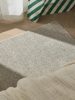 Wool Rug Vera Light Grey 200x200 cm