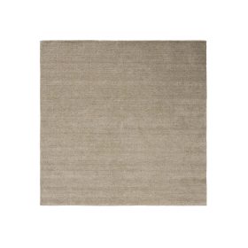 Wool Rug Vera Light Grey 250x250 cm