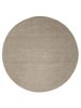 Round Wool Rug Vera Light Grey ø 160 cm round