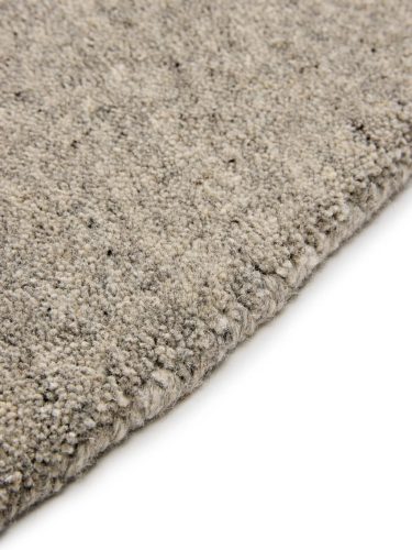 Round Wool Rug Vera Light Grey ø 160 cm round