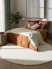 Round Wool Rug Vera Cream ø 200 cm round