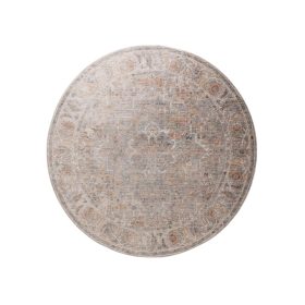 Rug Anwar Grau/Beige ø 240 cm round