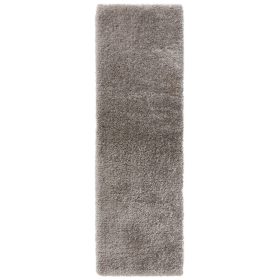 Shaggy rug Ava Grey 80x250 cm