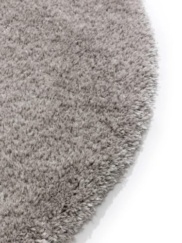 Shaggy rug Ava Grey ø 200 cm round