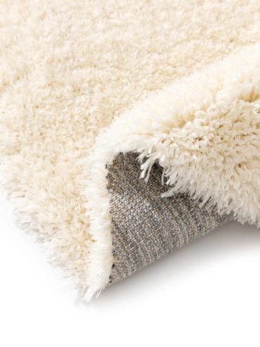 Shaggy rug Ava Cream ø 200 cm round
