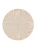 Round Rug Eve Cream 160x160 cm