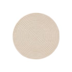 Round Rug Eve Cream 160x160 cm