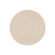 Round Rug Eve Cream 200x200 cm