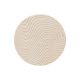 Round Rug Eve Cream 160x160 cm