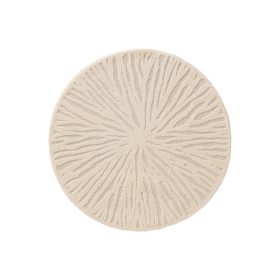 Round Rug Eve Cream 200x200 cm