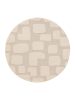 Round Rug Eve Cream 160x160 cm