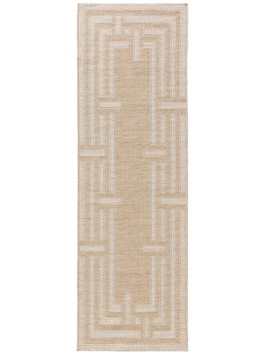 In- & Outdoor futószőnyeg Bronco Cream 80x250 cm