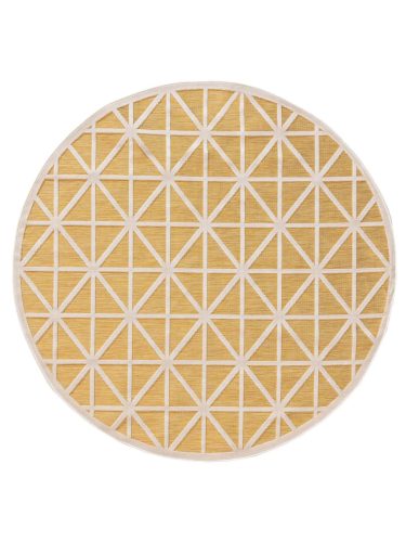 Kül- és Beltéri szőnyeg Orion Yellow ø 200 cm round