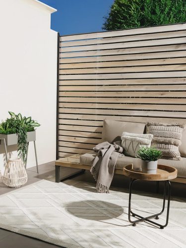 In- & Outdoor Rug Flora Cream 80x150 cm