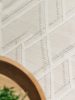 In- & Outdoor Runner Flora Cream 80x250 cm