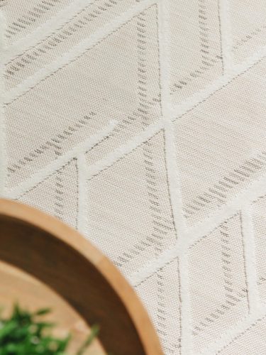 In- & Outdoor Runner Flora Cream 80x250 cm