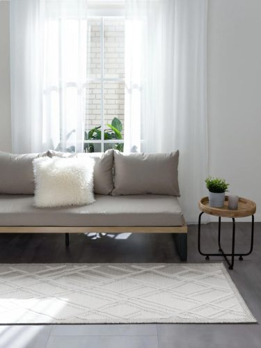 In- & Outdoor Runner Flora Cream 80x250 cm