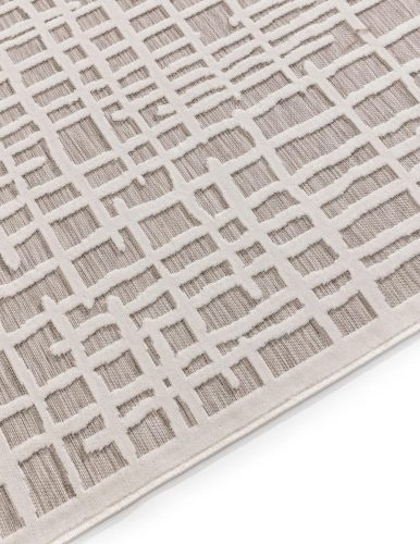 In- & Outdoor Rug Flora Grey 120x170 cm