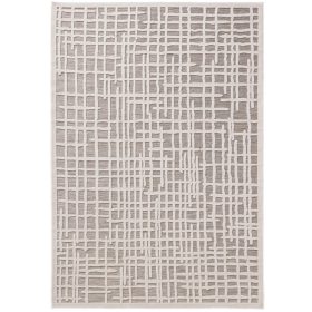 In- & Outdoor Rug Flora Grey 160x230 cm