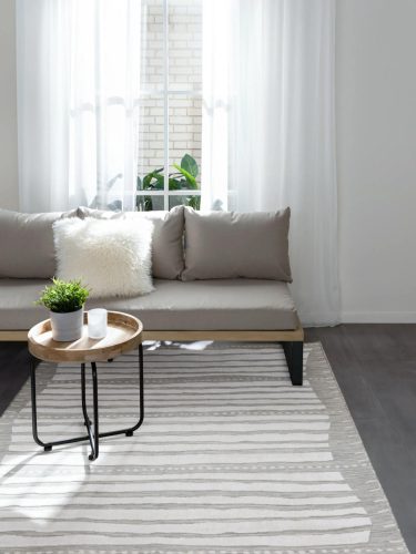 In- & Outdoor Rug Flora Grey 120x170 cm