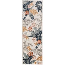 In- & Outdoor Runner Flora Multicolour 80x250 cm