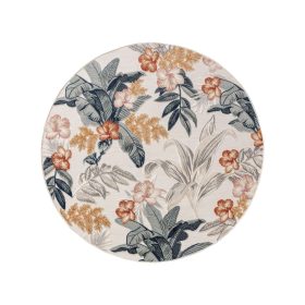 In- & Outdoor Rug Flora Multicolour ø 200 cm round