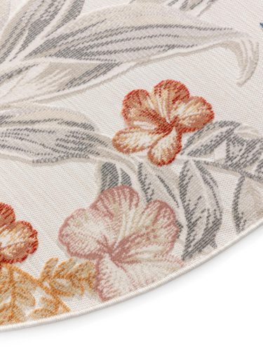 In- & Outdoor Rug Flora Multicolour ø 320 cm round