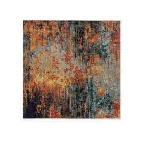 Rug Casa Multicolour 200x200 cm