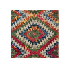 Rug Casa Multicolour 200x200 cm