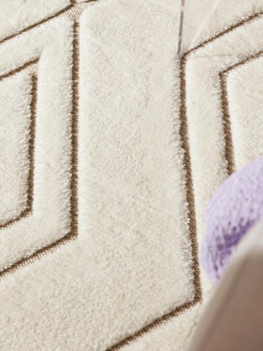 Rug Elanie Cream/Beige 15x15 cm Sample