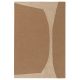 Újrahasznosított anyagból készült szőnyeg Smilla Beige 15x15 cm Mintadarab