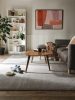 Washable Shaggy Rug Melvin Light Grey 400x500 cm