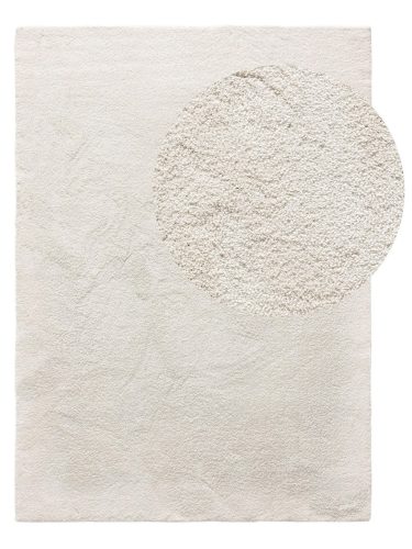 Mosható  Shaggy szőnyeg Melvin Cream 15x15 cm Mintadarab