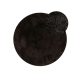 Mosható szőnyeg Nina Charcoal ø 200 cm round