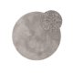 Mosható szőnyeg Nina Grey ø 200 cm round