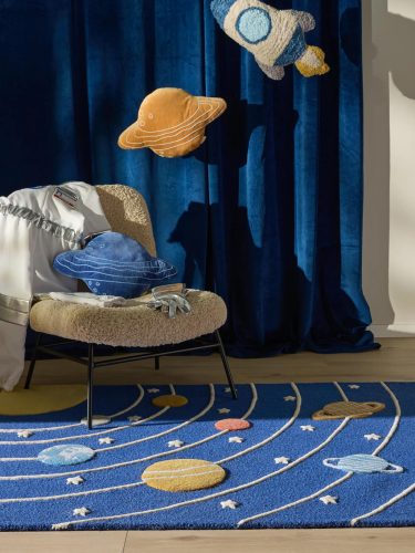 Kids rug Alex Multicolour/Blue 15x15 cm Sample